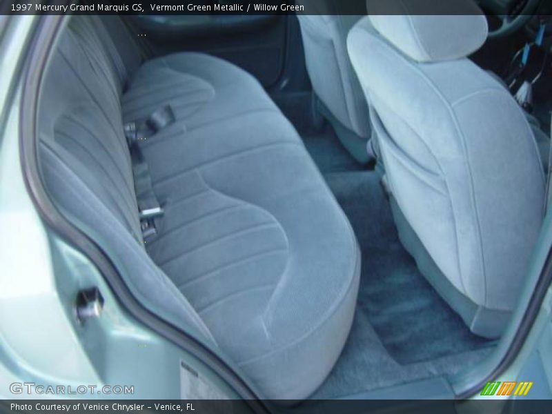 Vermont Green Metallic / Willow Green 1997 Mercury Grand Marquis GS