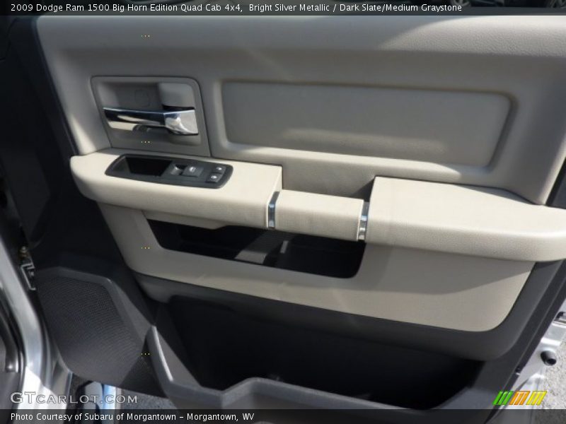 Bright Silver Metallic / Dark Slate/Medium Graystone 2009 Dodge Ram 1500 Big Horn Edition Quad Cab 4x4