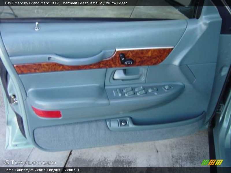 Vermont Green Metallic / Willow Green 1997 Mercury Grand Marquis GS