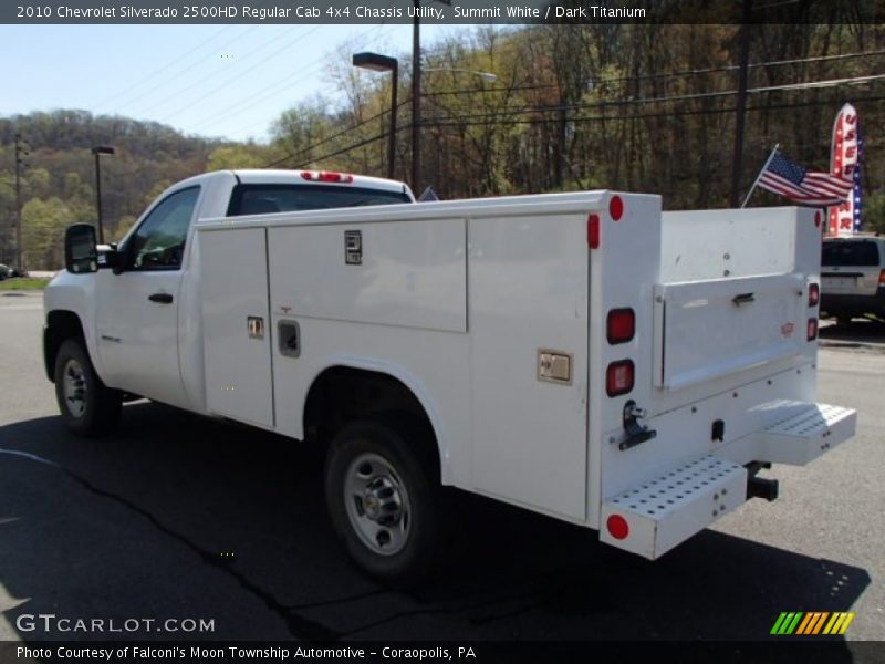 Summit White / Dark Titanium 2010 Chevrolet Silverado 2500HD Regular Cab 4x4 Chassis Utility