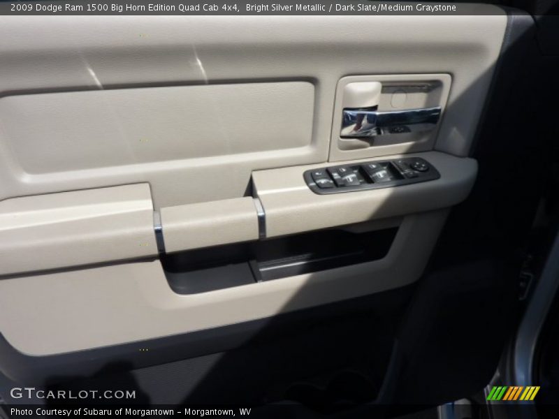 Bright Silver Metallic / Dark Slate/Medium Graystone 2009 Dodge Ram 1500 Big Horn Edition Quad Cab 4x4