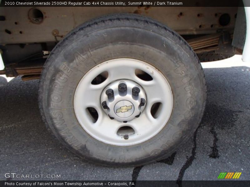 Summit White / Dark Titanium 2010 Chevrolet Silverado 2500HD Regular Cab 4x4 Chassis Utility