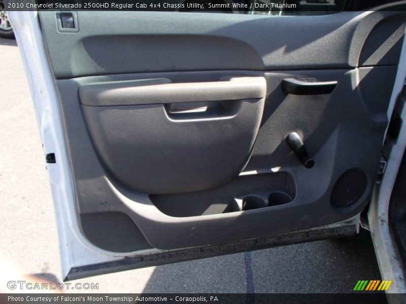 Summit White / Dark Titanium 2010 Chevrolet Silverado 2500HD Regular Cab 4x4 Chassis Utility