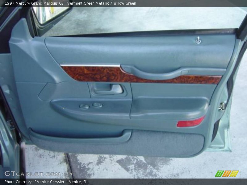 Vermont Green Metallic / Willow Green 1997 Mercury Grand Marquis GS