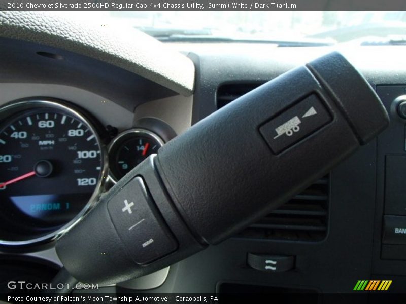 Summit White / Dark Titanium 2010 Chevrolet Silverado 2500HD Regular Cab 4x4 Chassis Utility
