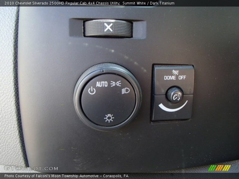 Summit White / Dark Titanium 2010 Chevrolet Silverado 2500HD Regular Cab 4x4 Chassis Utility