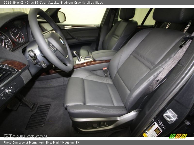Platinum Gray Metallic / Black 2013 BMW X5 xDrive 35i Sport Activity