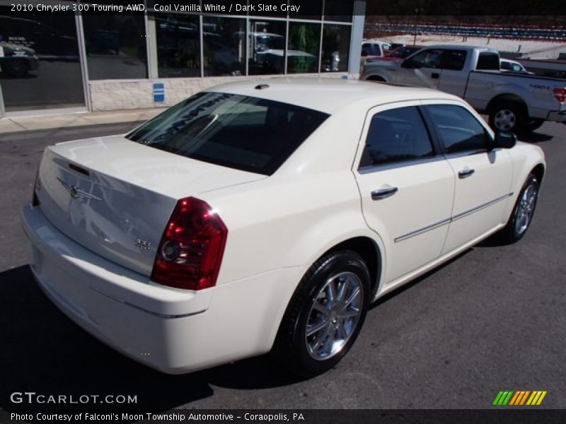 Cool Vanilla White / Dark Slate Gray 2010 Chrysler 300 Touring AWD