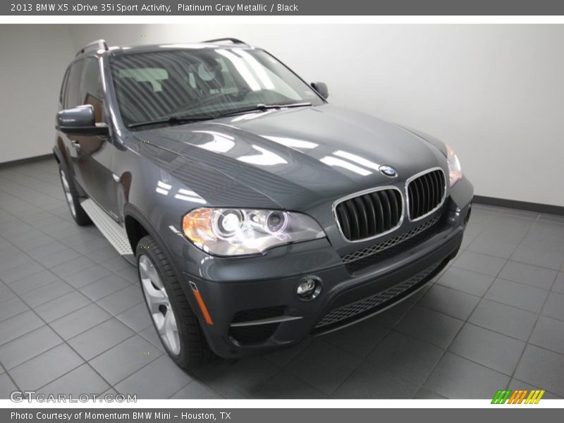 Platinum Gray Metallic / Black 2013 BMW X5 xDrive 35i Sport Activity