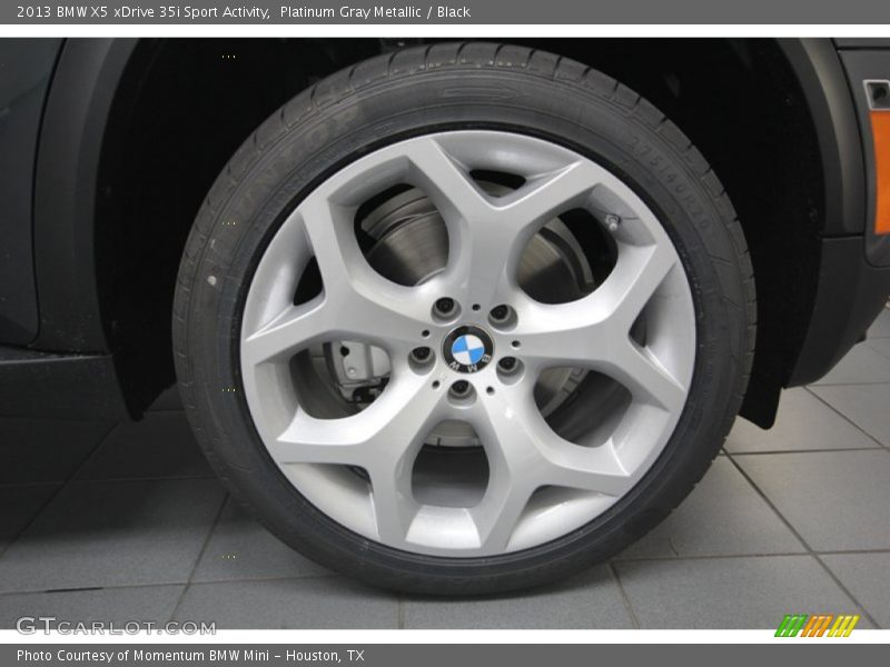 Platinum Gray Metallic / Black 2013 BMW X5 xDrive 35i Sport Activity