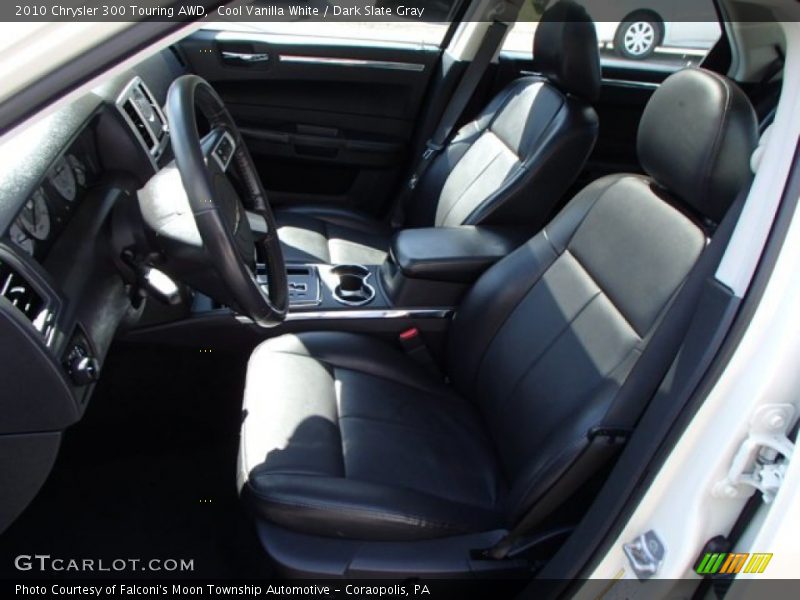 Cool Vanilla White / Dark Slate Gray 2010 Chrysler 300 Touring AWD