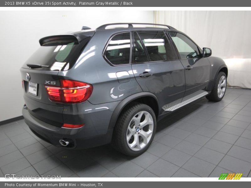 Platinum Gray Metallic / Black 2013 BMW X5 xDrive 35i Sport Activity