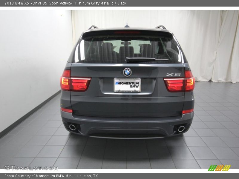Platinum Gray Metallic / Black 2013 BMW X5 xDrive 35i Sport Activity