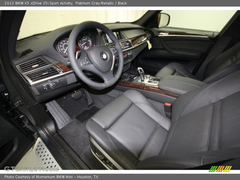 Platinum Gray Metallic / Black 2013 BMW X5 xDrive 35i Sport Activity