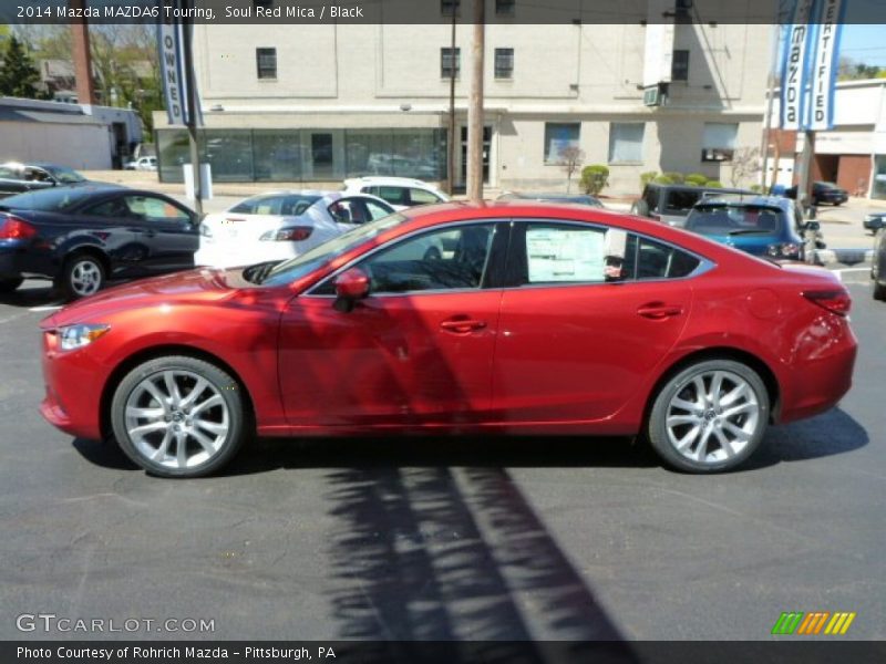 Soul Red Mica / Black 2014 Mazda MAZDA6 Touring