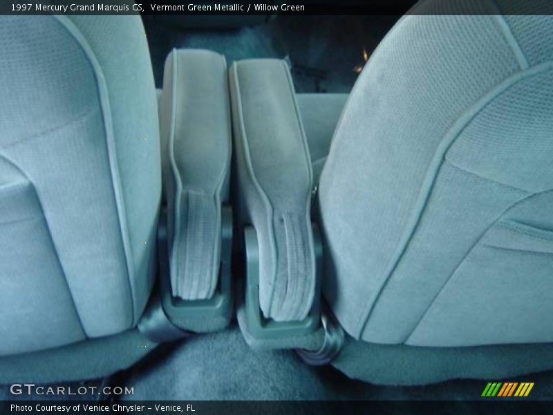 Vermont Green Metallic / Willow Green 1997 Mercury Grand Marquis GS