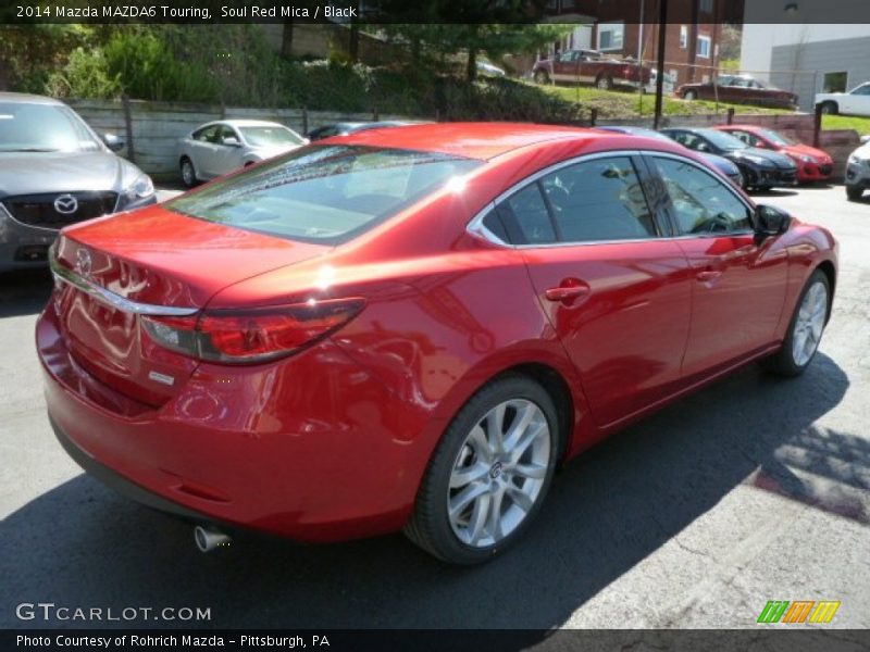 Soul Red Mica / Black 2014 Mazda MAZDA6 Touring