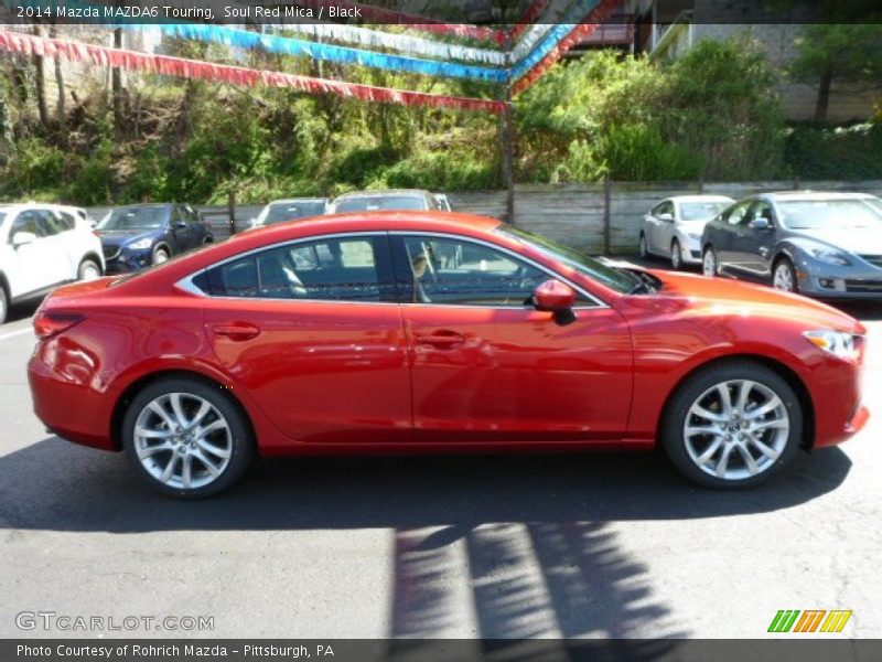 Soul Red Mica / Black 2014 Mazda MAZDA6 Touring