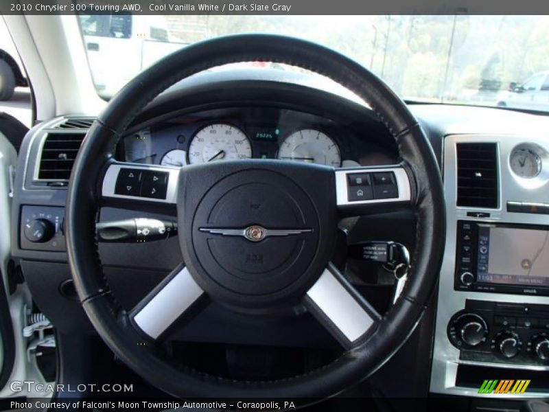 Cool Vanilla White / Dark Slate Gray 2010 Chrysler 300 Touring AWD