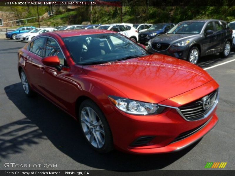 Soul Red Mica / Black 2014 Mazda MAZDA6 Touring