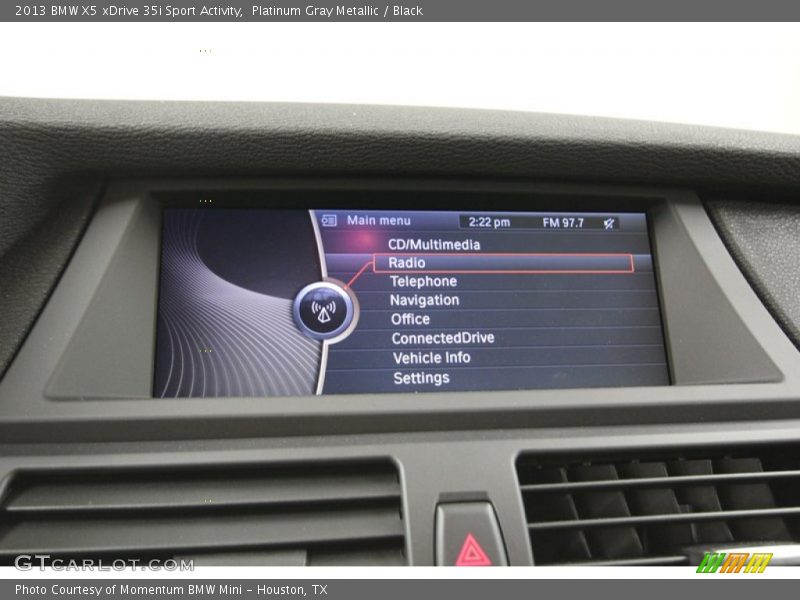 Platinum Gray Metallic / Black 2013 BMW X5 xDrive 35i Sport Activity
