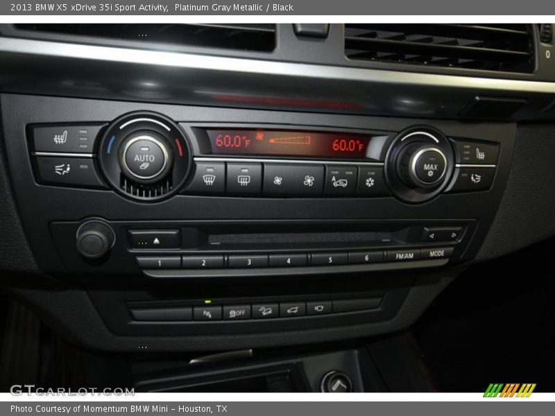 Platinum Gray Metallic / Black 2013 BMW X5 xDrive 35i Sport Activity