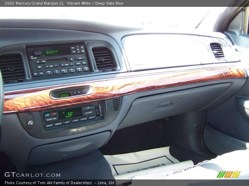 Vibrant White / Deep Slate Blue 2002 Mercury Grand Marquis LS