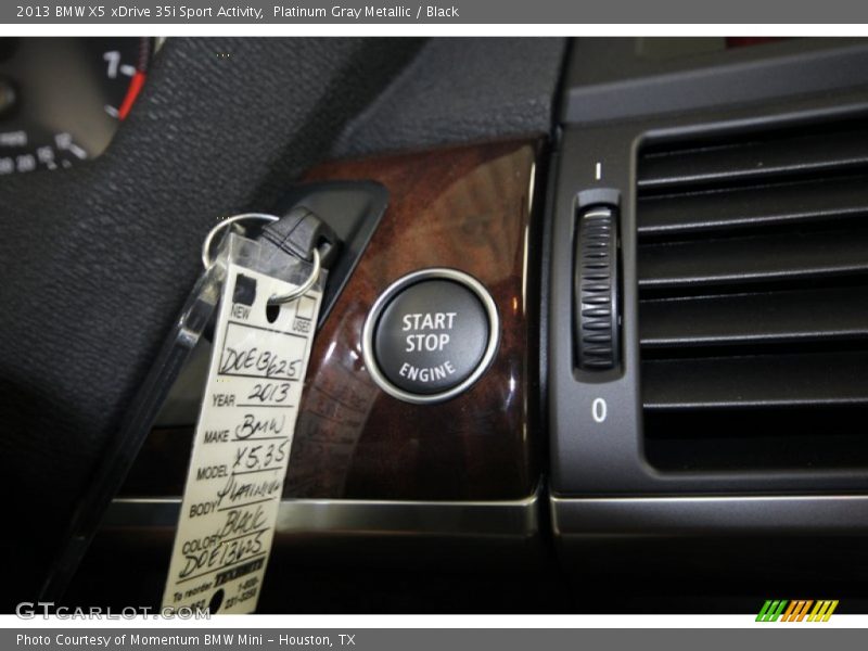 Platinum Gray Metallic / Black 2013 BMW X5 xDrive 35i Sport Activity