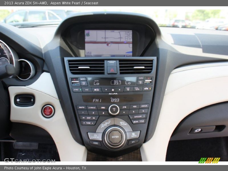 Controls of 2013 ZDX SH-AWD