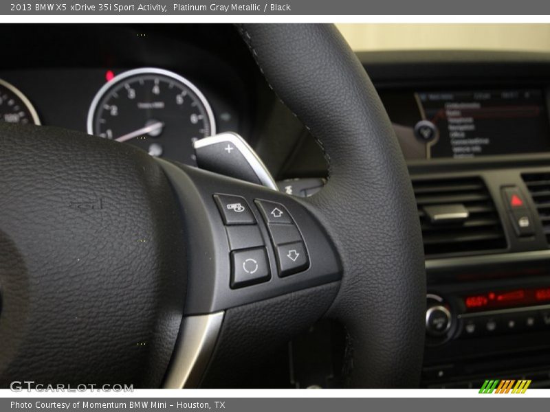 Platinum Gray Metallic / Black 2013 BMW X5 xDrive 35i Sport Activity