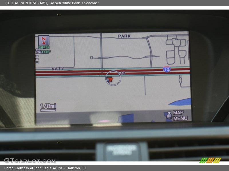 Navigation of 2013 ZDX SH-AWD