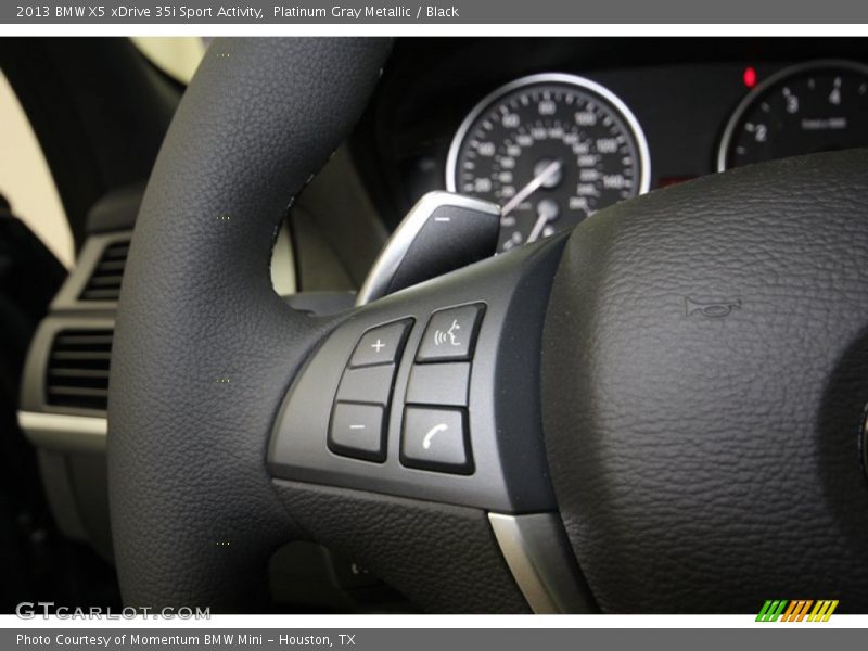Platinum Gray Metallic / Black 2013 BMW X5 xDrive 35i Sport Activity