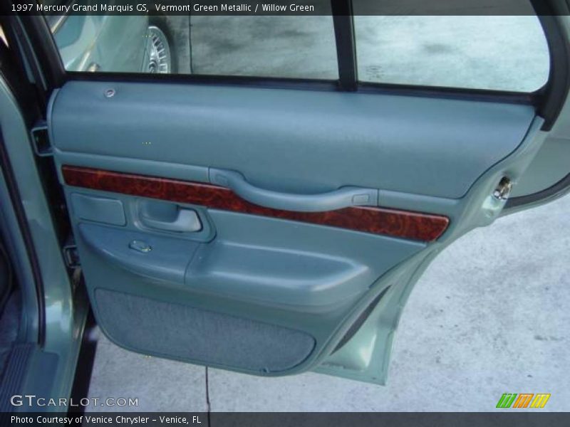 Vermont Green Metallic / Willow Green 1997 Mercury Grand Marquis GS