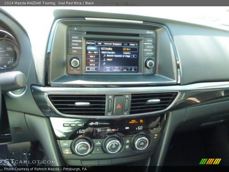 Soul Red Mica / Black 2014 Mazda MAZDA6 Touring