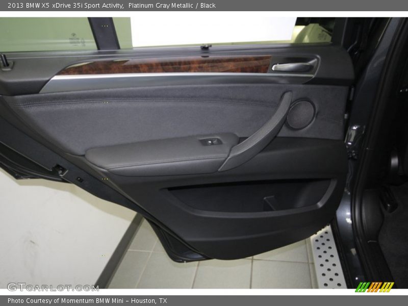 Platinum Gray Metallic / Black 2013 BMW X5 xDrive 35i Sport Activity