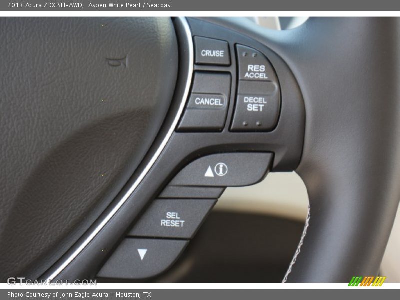 Controls of 2013 ZDX SH-AWD