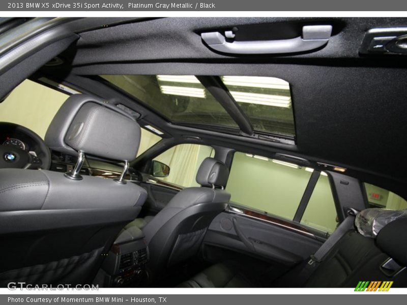 Platinum Gray Metallic / Black 2013 BMW X5 xDrive 35i Sport Activity
