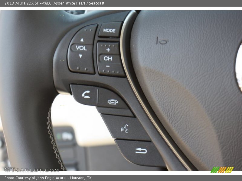 Controls of 2013 ZDX SH-AWD