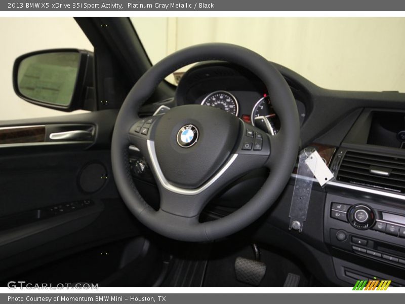 Platinum Gray Metallic / Black 2013 BMW X5 xDrive 35i Sport Activity