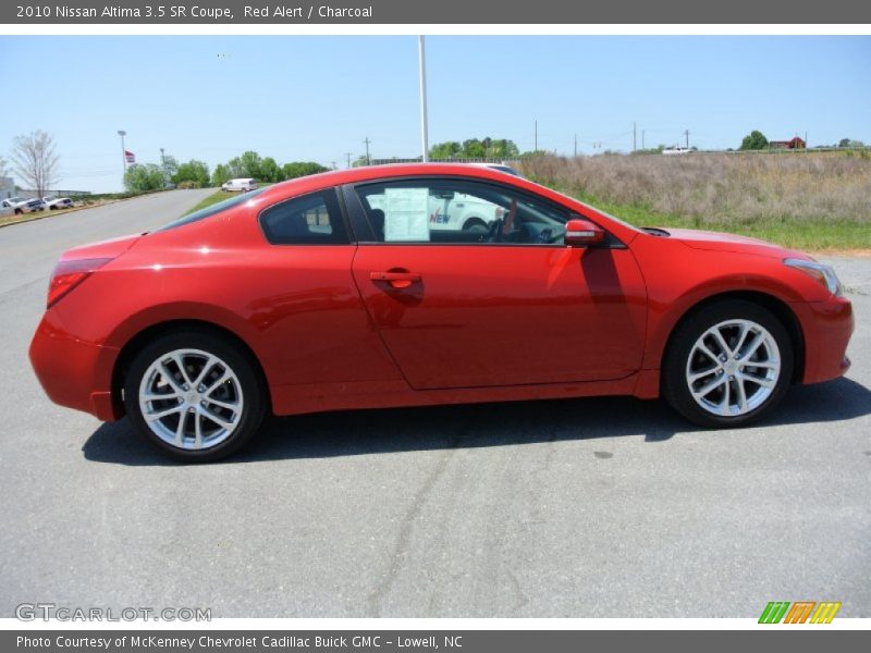 Red Alert / Charcoal 2010 Nissan Altima 3.5 SR Coupe