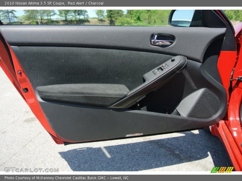 Red Alert / Charcoal 2010 Nissan Altima 3.5 SR Coupe