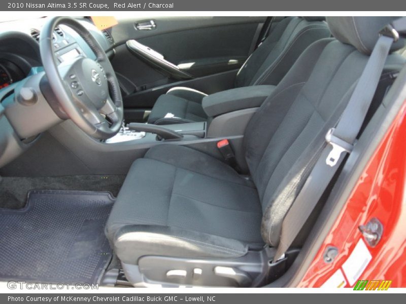 Red Alert / Charcoal 2010 Nissan Altima 3.5 SR Coupe