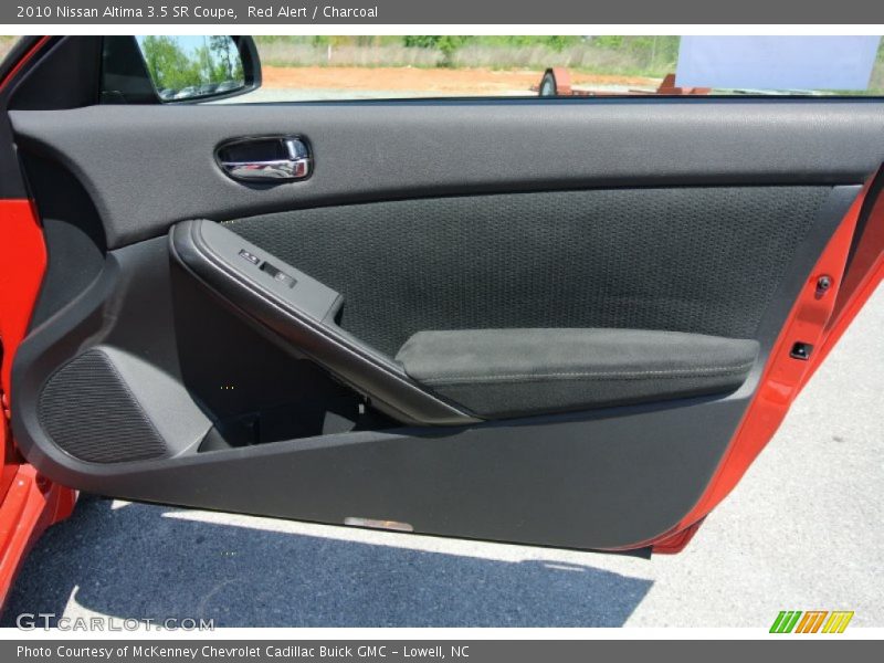 Red Alert / Charcoal 2010 Nissan Altima 3.5 SR Coupe