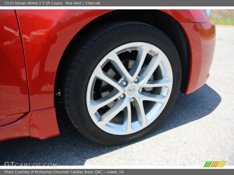 Red Alert / Charcoal 2010 Nissan Altima 3.5 SR Coupe