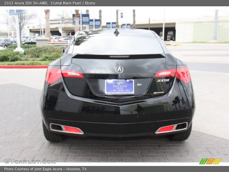 Crystal Black Pearl / Ebony 2013 Acura ZDX SH-AWD