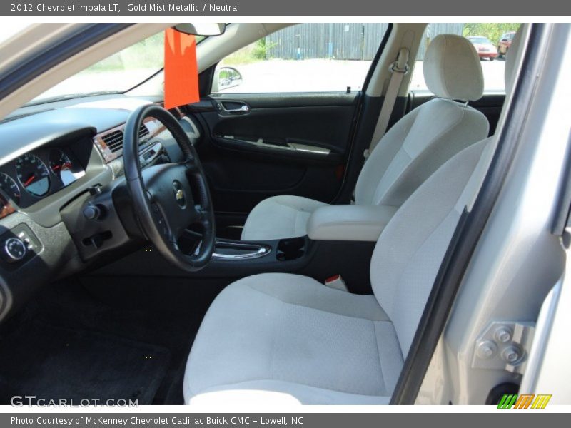 Gold Mist Metallic / Neutral 2012 Chevrolet Impala LT