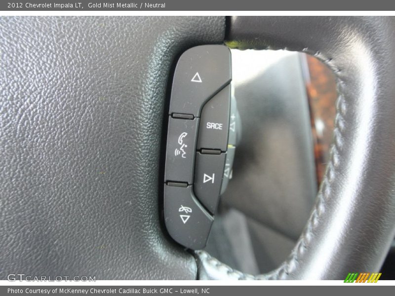 Gold Mist Metallic / Neutral 2012 Chevrolet Impala LT