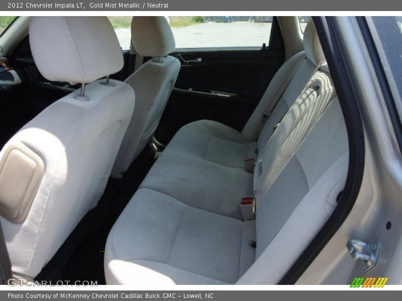 Gold Mist Metallic / Neutral 2012 Chevrolet Impala LT