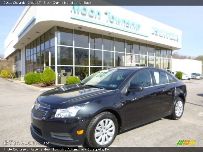 Black Granite Metallic / Jet Black 2011 Chevrolet Cruze LT