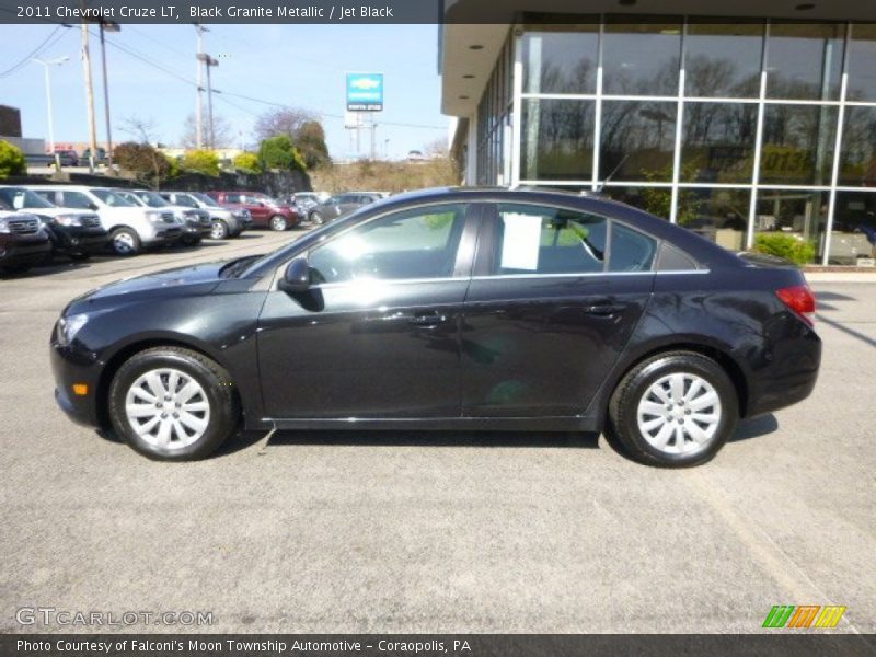 Black Granite Metallic / Jet Black 2011 Chevrolet Cruze LT